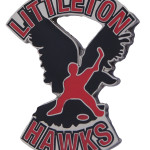 Littleton Hawks trading pins