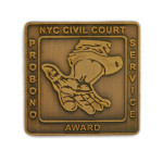 NY Courts lapel pins