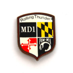rolling thunder printed lapel pins